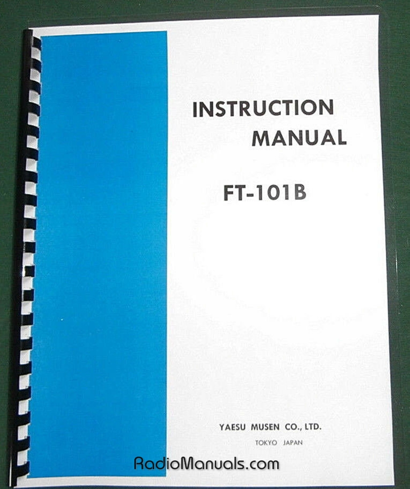 Yaesu FT-101B Instruction Manual